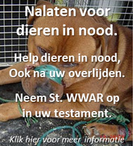 Nalaten voor dieren in nood.